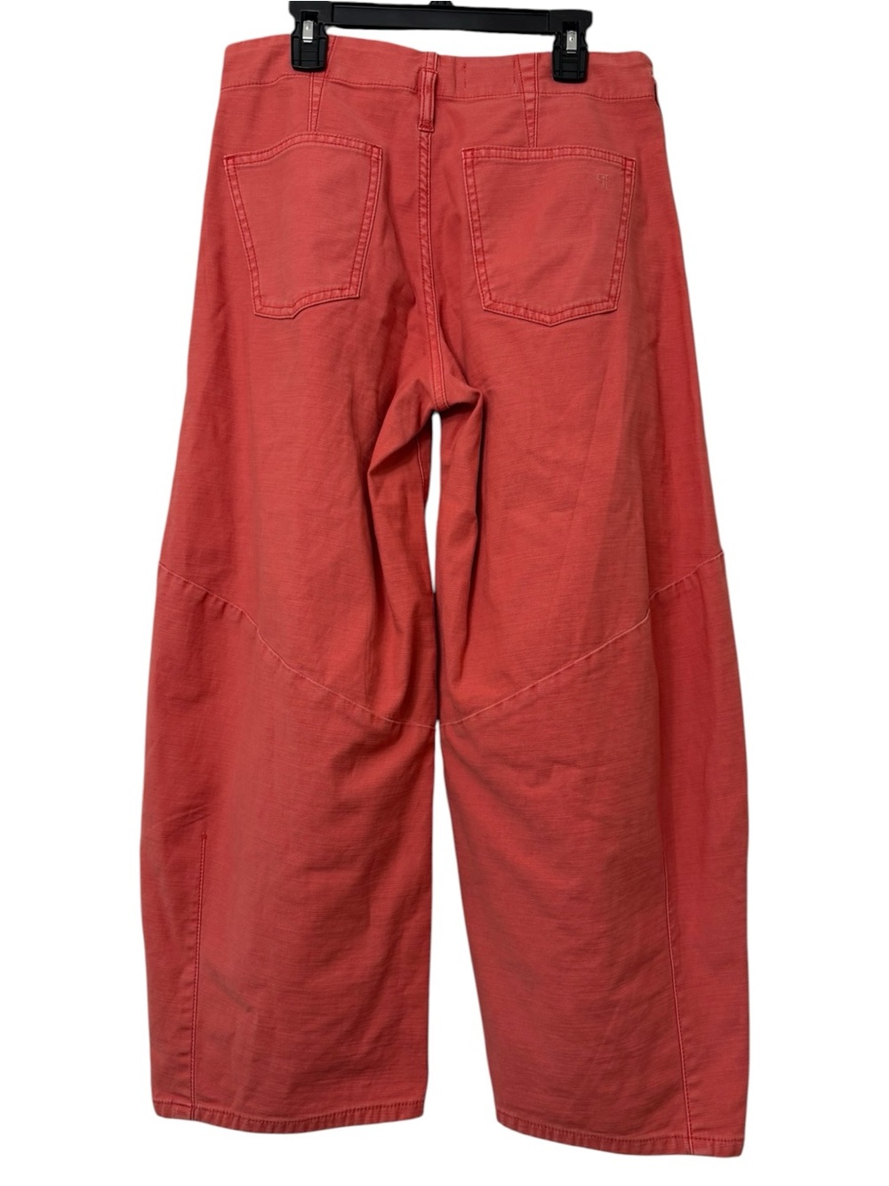 Pilcro Anthropologie The Kenna Mid-Rise Heritage Barrel Jeans Coral - Picture 4 of 6